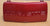 1991-1996 CORVETTE FACTORY DARK RED FRONT BUMPER LICENSE PLATE FILLER PANEL 10135973