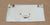 1984-1996 CORVETTE COUPE FUEL DOOR TOP PLATE WHITE GOOD COND