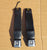 1984-1994 Corvette C4 Seat Belt Receiver Set Pair Black Great Condition