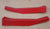 1988-1992 CORVETTE C4 70K COUPE FLAME RED PLASTIC DOOR SILL EXTENSION TRIM PIECES