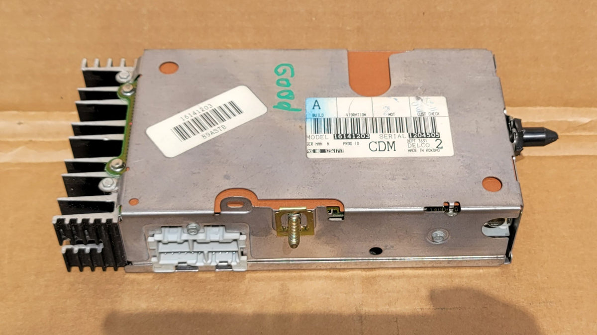 1990-1996 CORVETTE DELCO FACTORY CDM RADIO RECEIVER GOOD COND 16141203 ...