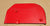 1993-1996 CORVETTE EMERGENCY / PARKING BRAKE HANDLE COVER TORCH RED GOOD COND