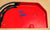 1993-1996 CORVETTE EMERGENCY / PARKING BRAKE HANDLE COVER TORCH RED GOOD COND