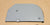 1992-1996 CORVETTE EMERGENCY / PARKING BRAKE HANDLE COVER GRAY GOOD COND
