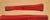 1988-1992 CORVETTE C4 44K COUPE FLAME RED PLASTIC DOOR SILL EXTENSION TRIM PIECES