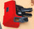 1990-1992 CORVETTE FLAME RED UNDER DASH HUSH PANEL KNEE BOLSTER 44K LH