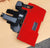 1990-1992 CORVETTE FLAME RED UNDER DASH HUSH PANEL KNEE BOLSTER 44K LH