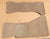 1992-1996 Corvette Beige / Tan OEM Floor Mats Good Condition RH LH