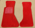 1993-1996 Corvette Torch Red OEM Floor Mats Good Condition RH LH
