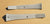 1992-1996 CORVETTE COUPE GRAY DOOR SILL EXTENSIONS LH RH GOOD CONDITION