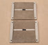 1992-1996 Corvette C4 Convertible Rear Speaker Covers Beige / Tan Good Condition